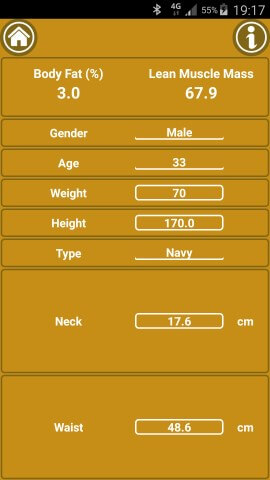 Fit Mark - Fitness Calculator Body Fat Calculator