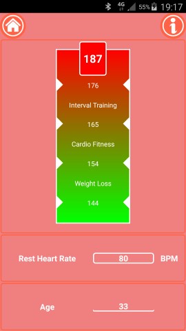Fit Mark - Fitness Calculator Golden Heart Rate